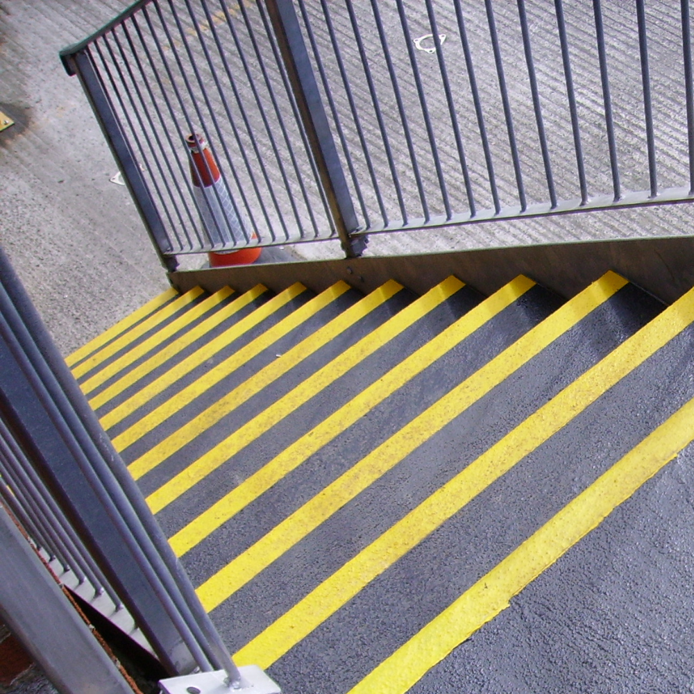 GRP anti slip stair tread covers
