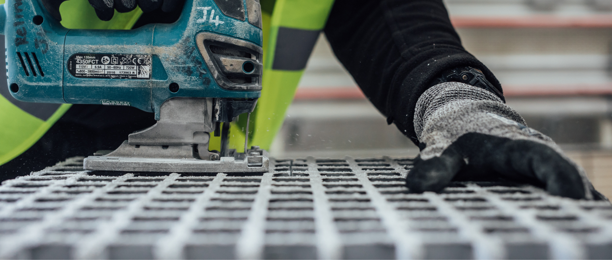 GRP service riser flooring