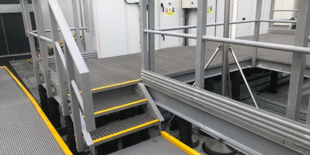 GRP Grating Uses, GRP Rooftop Access Relinea GRP