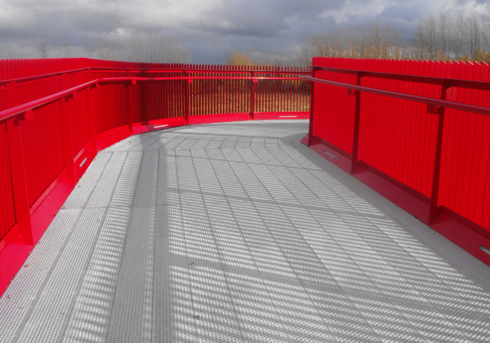 pedestrian bridge anti slip