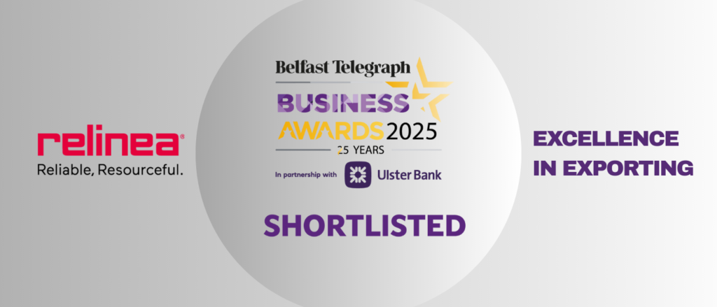 Relinea Shortlisted for Excellence in Exporting at Belfast Telegraph Business Awards 2025