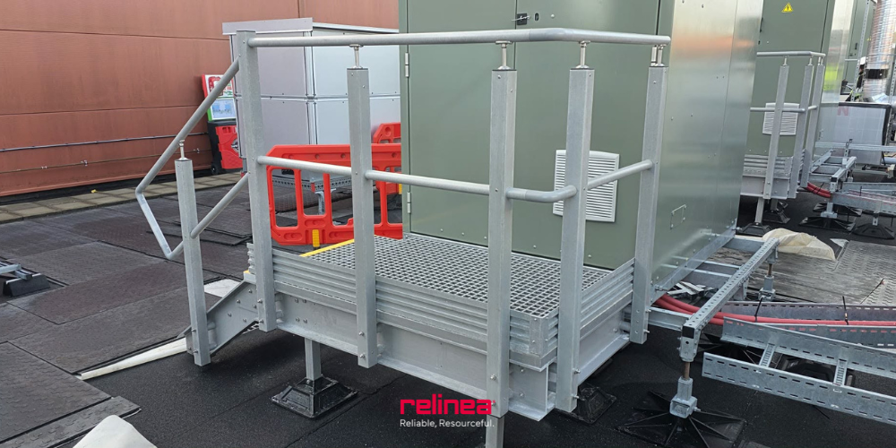 Data Centre Rooftop Access Platforms – Frankfurt