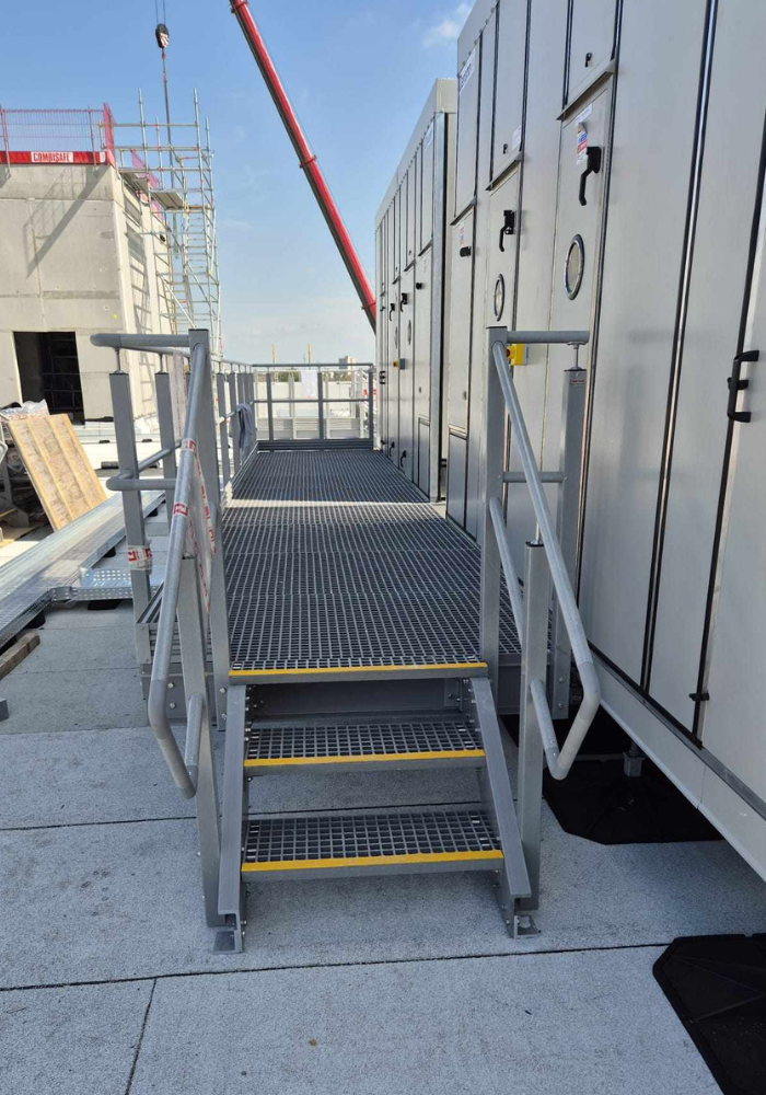 Data Centre Rooftop Access Platforms – Frankfurt