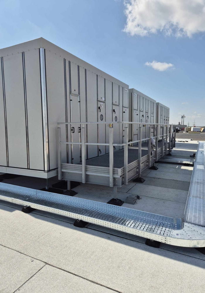 Data Centre Rooftop Access Platforms – Frankfurt