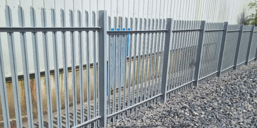 Substation GRP Palisade Fencing (1)
