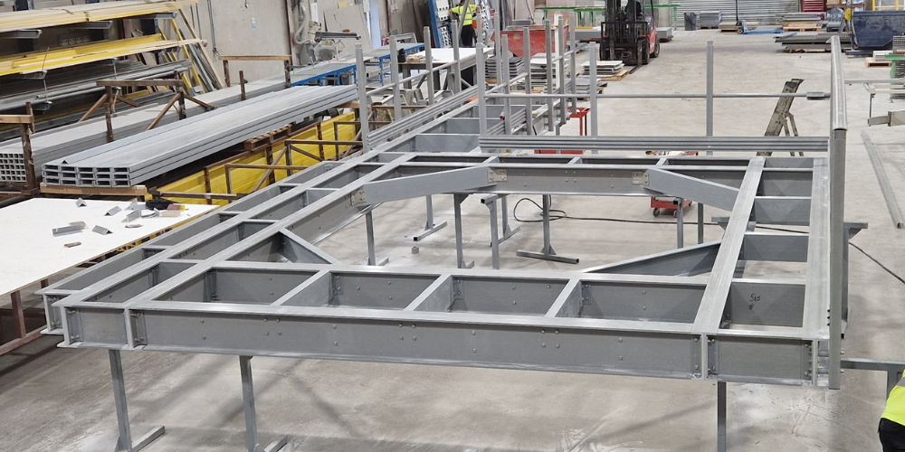 Modular construction - GRP access systems
