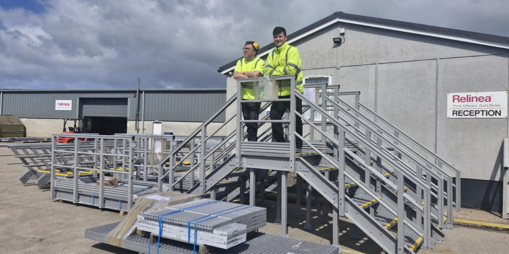 Modular construction - GRP access systems