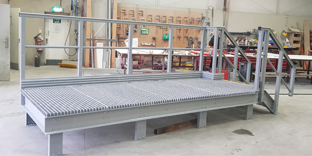 Modular construction - GRP access systems
