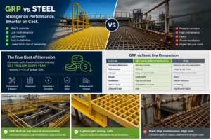 GRP vs Steel: Is Corrosion Still Costing the Construction Industry Billions?