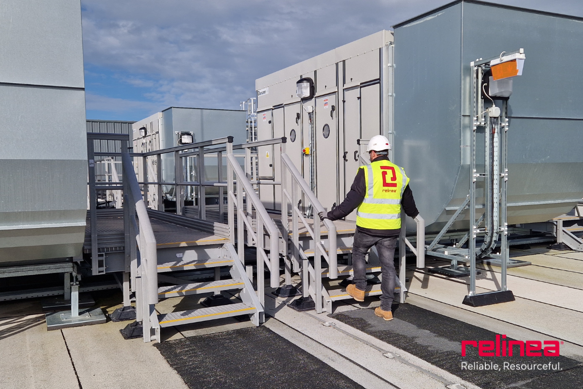 RELINEA GRP DATA CENTRE ROOFTOP ACCESS PLATFORM