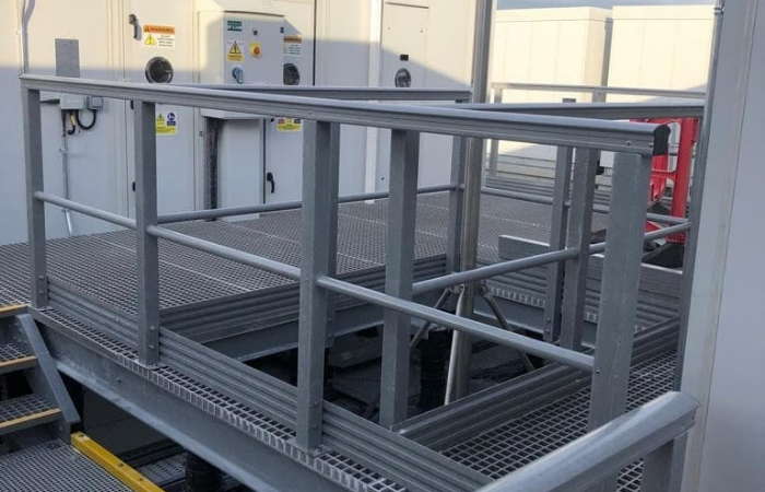 GRP data centre rooftop access