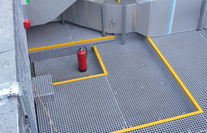 GRP data centre rooftop